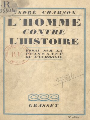 cover image of L'homme contre l'histoire